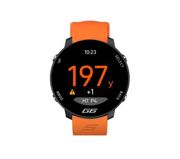 Orange G6 with large digit display