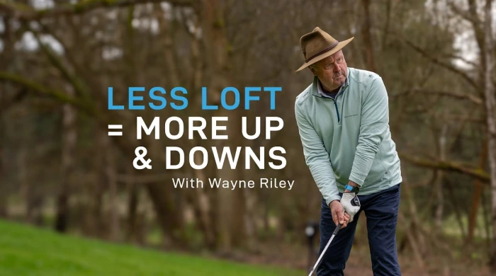 less loft equals more up and downs